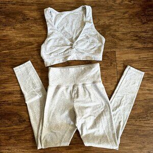 Aerie Bralette & F21 Leggings Lounge Set